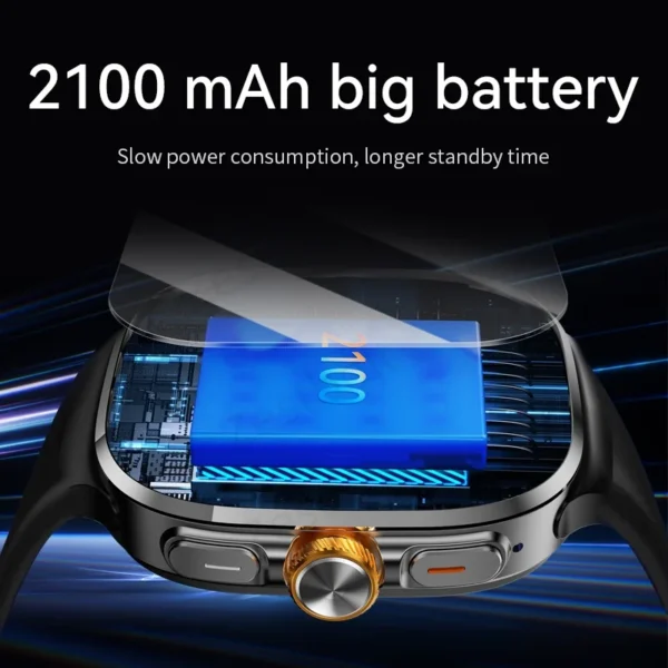 S12103cce1f0e4d24999c4a2b3e33194e8.webp Original M99 Smartwatch 2.4 inch Amoled Screen insert 4G/5G Sim Card GPS WIFI 190° Rotating Camera Game Android 10.0 Smart Watch