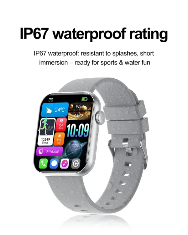 S12a2afcf4c8f438f8b9f00998cabdfc4p.webp 2025 New Smart Watch Full Touch Screen Bluetooth Call AI Voice Heart Rate Waterproof Watches Sports Bracelet Smartwatch Women