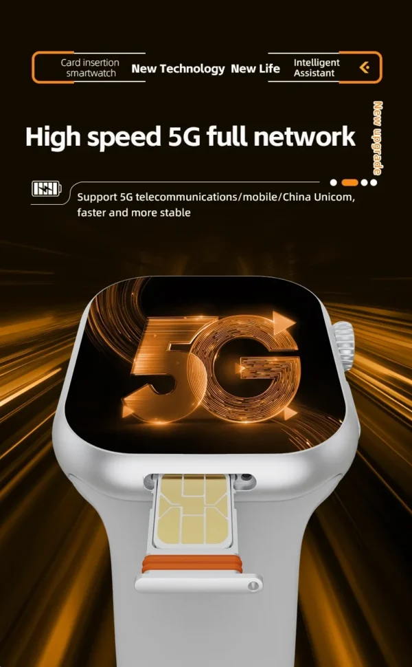 S13f4dfc7787a4ef5a16d460ac630e5d5f.webp VP39 5G Smartwatch S11 Plus 5G LTE Android 12.0 Smart Watch With 190° Rotating Camera GPS WIFI Compass Play Store Sim Card Slot