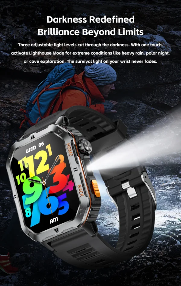 S14a38163ab37427fb0022854d26ef391D.webp New Outdoor Military Sports Smart Watch with Led Lighting Men Women for huawei xiao Watches Bluetooth Call GPS track Smart Watch