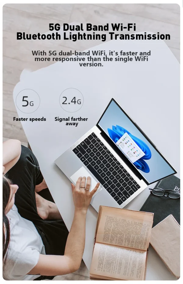 S1532e7dfae5048ea8e91524bd547ad90a.webp LENO 14.1"Ultra Slim Laptop 16GB RAM 2TB SSD Windows 11 Intel N3700 Notebook Gamer 1920*1080 Display Office Study Computer PC