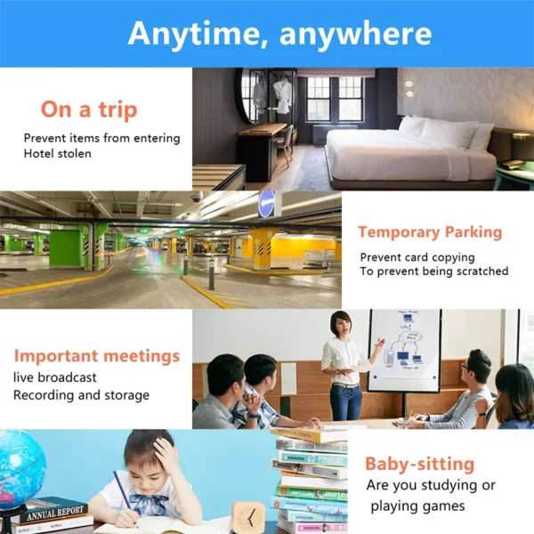 S16b84d11bb1a4a70a60f6095f4162d47X.webp Mini Camera Clear Night Vision Lightweight Portable Premium Cams Motion Detection Wireless WiFi Surveillance Camera For Kids Pet