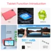 PRITOM 8 Inch Tablet Android 14, 8GB(4+4 Expand) RAM 64GB ROM,1TB Expand,1280x800 IPS Screen 5000MAH Battery,Dual Camera, WiFi