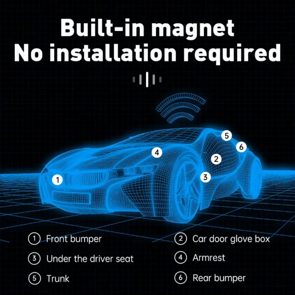 S175c53045c06482ca67c2573ca550ef6Q.webp Portable GPS Tracking Device GF10 Car GPS Tracker Vehicle GPS Locator Strong Magnetic Anti-lost Alarm GPS Position Free APP