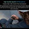 Blackview W70 Pro Outdoor Sport Smart Watch, IP68 Waterproof Smartwatch 2.01-inch TFT Screen, 900mAh Battery, Bluetooth Talking
