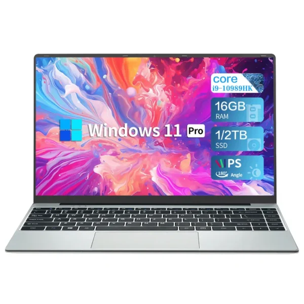 2026 New Core i9 10980HK Portable Gaming Laptop Computer 16GB DDR4 1/2TB SSD Windows 11 Pro 1920*1080P Office Gaming PC Notebook