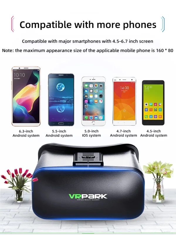 S1c8736740e964356b83f46f23dd210e38.webp VR Glasses 3D Virtual Reality Headset Helmet For Phone Lenses Goggles Devices Viar Smart Smartphones Cell Game Viewer Mobile Set
