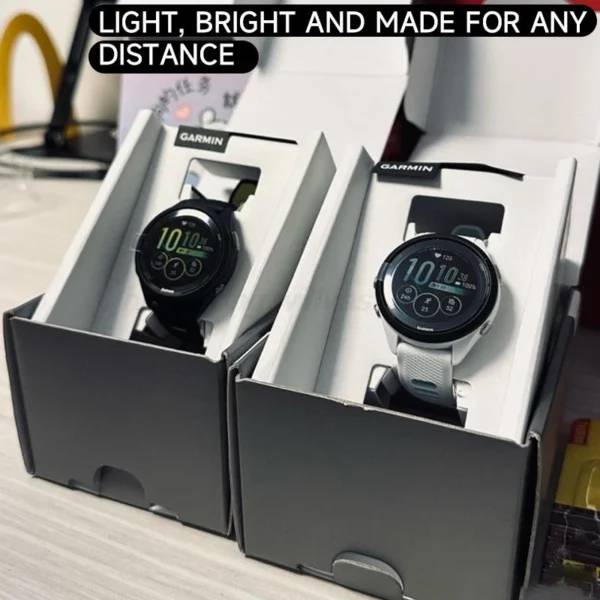 S1d6e08bb6abd4c97894772b8f931c8712.webp Garmin Forerunner 265 Sports Watch Outdoor GPS Running Fitness Marathon Swimming Chinese Heart Rate Blood Oxygen smartwatch