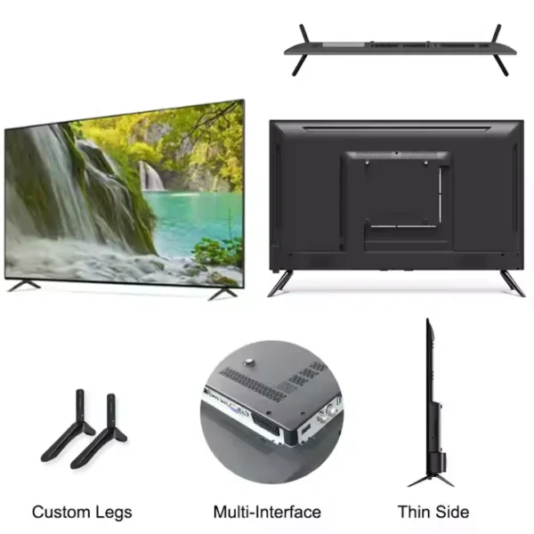 S1ed476418fc945d69bad8fd76b7d4b44y.webp High-Definition 4K LED Smart TV Multi-Functional For Home Theaters Hotels Android System LAN Interface 32-80 Inch Screen Sizes