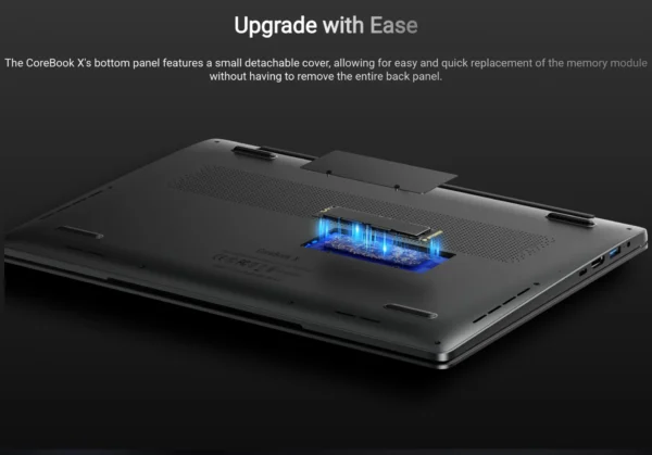 S1ed70fb906224336830ec8655e6e5a5c0.webp CHUWI CoreBook X 16GB 512GB Laptop Windows 11 Intel Core i3 1220P Up to 4.4GHz 14inches 2K Portable PC 46.2Wh WiFi 6 BT 5.2