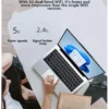 S1fc1ee7737dd4dcba970e2cf80c1d2b1b.webp LENO Ultra Slim 14.1"Laptop 16GB RAM 2TB SSD Windows 11 Intel N3700 Notebook Gamer 1920*1080 Display Office Study Computer PC