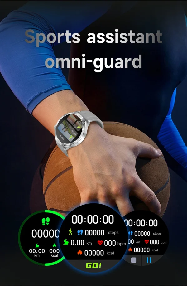 S201ce50eb14745f8affd405b80862750V.webp 2026 New Sapphire Screen Smart Watch 1.85-inch Ultra HD AMOLED GPS Bluetooth Call NFC Compass IP68 Sports Fitness Smart Bracelet