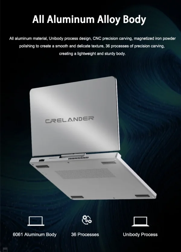 S201e1dbce4f24c9da5f99179860a414fa.webp CRELANDER P8 Mini Laptop 8 Inch Touch Screen Intel Lake N150 12GB DDR5 WiFi 6 2 In 1 Laptop Notebook Tablet PC Pocket Laptop