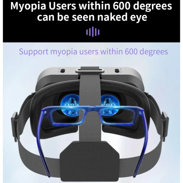 S228efc8b39a34bc7a43eee18e7bf5dd6q-1.webp VR Glasses 3D Viar Phone Virtual Reality Headset Helmet Devices Smart Lenses Goggles For Smartphones Cell Hedset Mobile Game Set