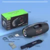 S22bd01693aa14371b6561690cc770d8b7.webp Zealot_89 250W Waterproof Portable Loud Bluetooth Speaker, Wireless Outdoor Boombox SubwooferTriple Passive Radiators-Deep Bass