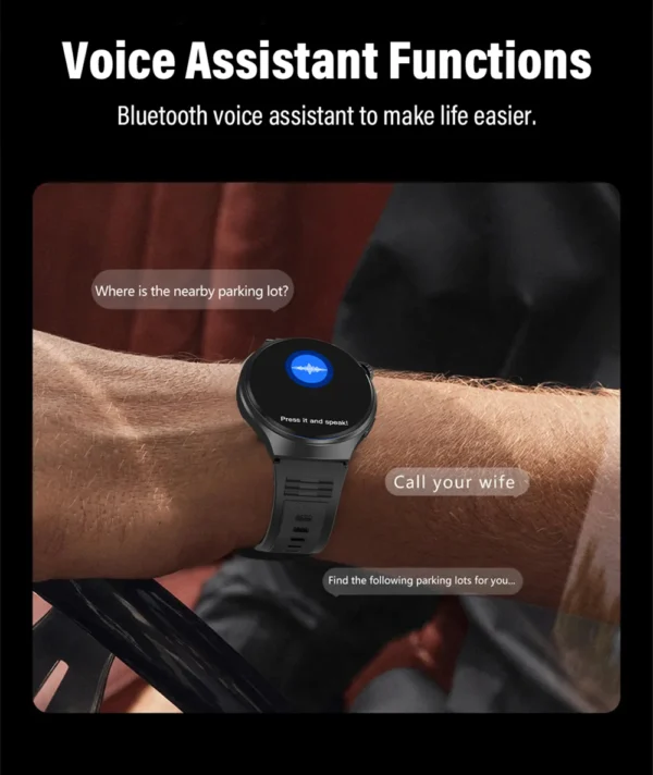 S23562b846edb456eb566aacbc999aa9eE-1.webp G.L Wear 2025 New Men's Smart Watch HD Display Health Tracking Bluetooth Calling Voice Assistant Sports Smartwatch