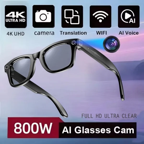 S2383936699964d2594108c0d7fc42291J.webp New 800W Camera AI Glasses Men Color-Changing Smart Translation Glasses Photo Video Recording Waterproof Call Smart Sunglasses