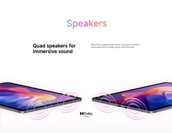 Global Version Xiaomi Redmi Pad 2 Wifi 11" 2.5K Crystal-clear Display MediaTek Helio G100-Ultra Mi Tablet  90Hz Display 9000mAh