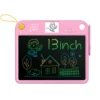 S23da03e1ddf549b5964ae75b1a53ae7eY.webp XPPen Pink Drawing Tablet 13.3-inch LCD Screen Doodle Learning Board for Children Learning Drawing and Russian Vocabulary