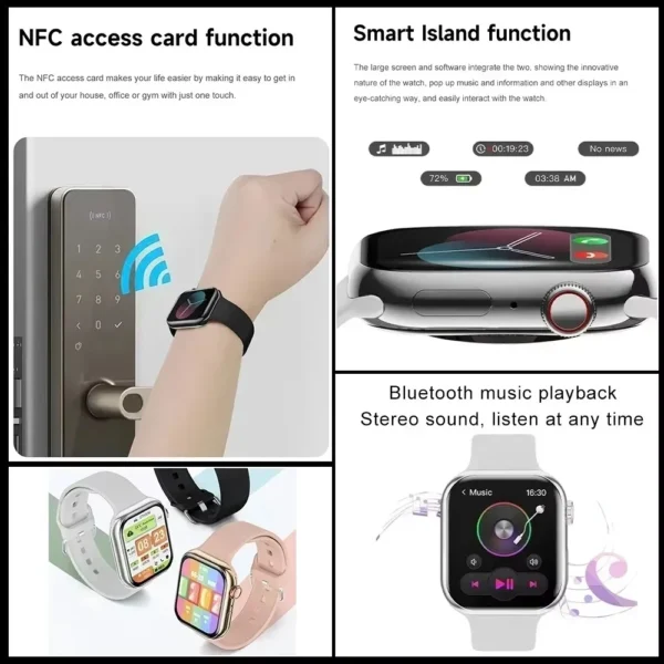 S2564f020d6c442cba5aa4c49a588cb65h-1.webp New 2026 Original For Apple Watch X 10 Smart Watch Men Body Temperature Bluetooth Call NFC GPS Sports Women SmartWatch for Apple
