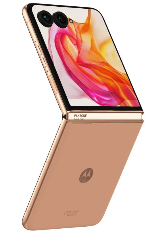 S25cc59c7dbf547e3bfe99491917bf2e3A.webp Motorola Moto Razr 50 Ultra Snapdragon8s Gen3 6.9" POLED Folded Screen 165Hz 50MP 45W Fast Charge NFC IPX8 Original Mobile phone