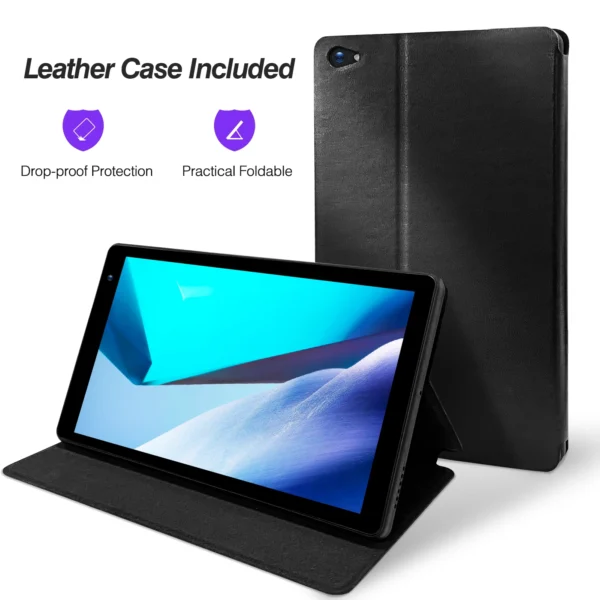 S25d465f64c9f430886933f7ab655c1b3J.webp PRITOM 7 Inch Tablet PC 32 GB Android 11 with Quad Core Processor HD IPS Display Dual Camera WiFi with PU Protective Case
