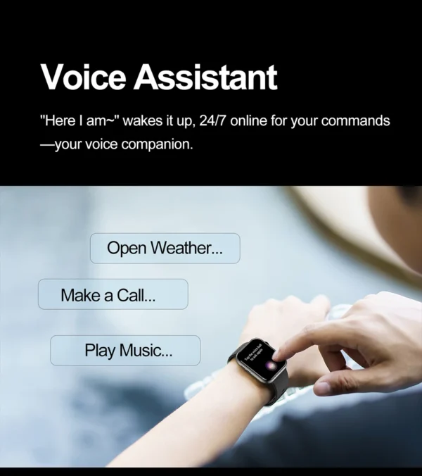 S26f0656e4829477692594e47528fc1e0g.webp 2025 New Smart Watch Full Touch Screen Bluetooth Call AI Voice Heart Rate Waterproof Watches Sports Bracelet Smartwatch Women