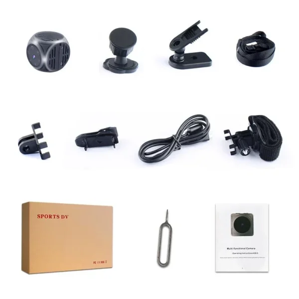 S273d43a467824edd9fb9d6d4760e1041O-2.webp Body Mini Camera Portable 1080P HD Night Vision Video Recorder Wide Angle Motion Detection Magnet Loop Recording Espia Cameras