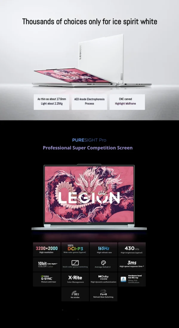 S2757c3c9097d47e4a97a3751718d0da4k.webp Lenovo LEGION Y9000X Gaming Laptop Intel Core i9-14900HX NVIDIA GeForce RTX 4060/4070 32GB DDR5 1T SSD 16-inch 165Hz Notebook PC