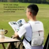 Summer Sleeveless Wearable Cooling Vest Electric Air Conditioning Cooling Breathable Semiconductor Refrigeration Clothing