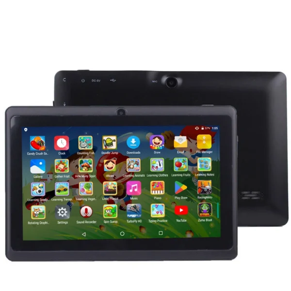 New 7 Inch Kid Tablet Android 13, 4GB RAM 64GB ROM, 1TB Expand, WiFi, Bluetooth, 4000mAh Battery, Software with Protective case