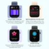 S2ad1ba43ede140d6855a56e165dae8100.webp COLMI P71 Voice Calling Smartwatch Men Health Monitoring IP68 Waterproof Smart Notifications Voice Assistant Smart Watch Women