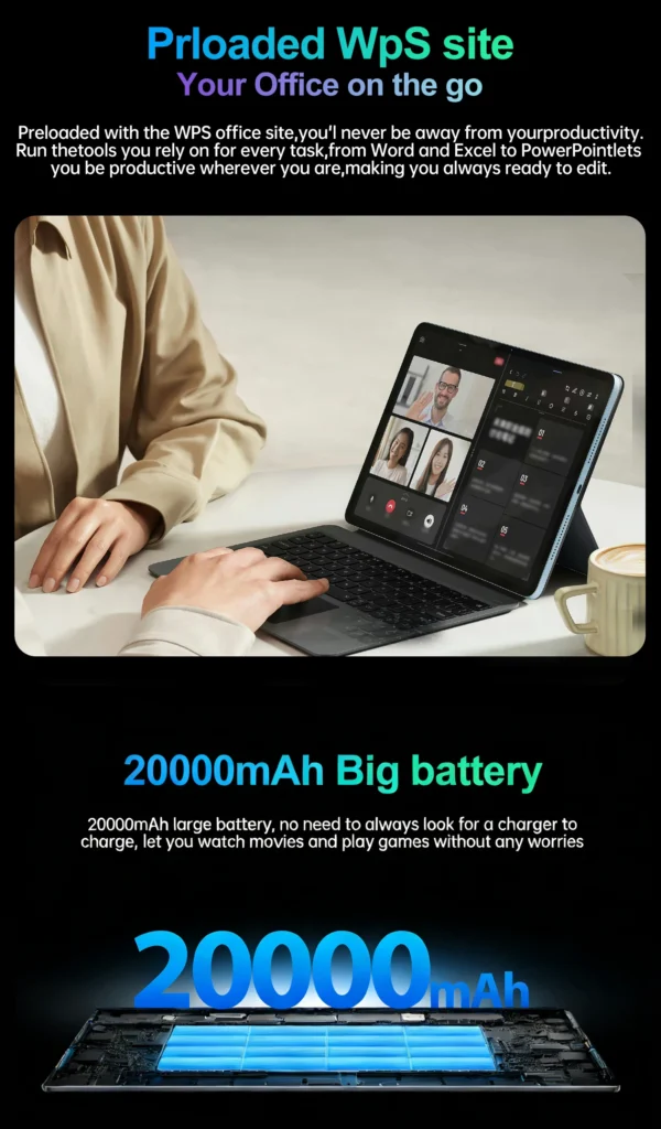 S2bb445a9098e4f4eafb107aa6a9e63edB.webp NEW Original MI Pad 8S Pro Tablet 11inch Snapdrago 8gen2 HD 4K Android 14 16GB+1T 20000mAh 5G Dual SIM WiFi GPS Tablet PC