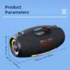 S2be7c0c8142f46d4b96971af63c079853.webp ZEALOT S89 Wireless Speaker 250W Portable Outdoor with RGB Color Lights Long 48000mAh Battery up to 8 Hours Playtime