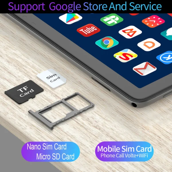 S2dabc7db113b4e0dac17c8e58b10cc38D.webp BDF Android 10.1 Inch Tablet Pc Google Play Octa Core Dual Cameras Dual SIM 3G Phone Call Tablets Bluetooth Wifi 4GB+ 64GB ROM