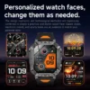 S2dd1732830564221a8811351de300adc7.webp 2026 Military Smartwatch 2.01''Color Screen Outdoor Sports Watch for Men SOS Red Alarm Flashing Flashlight Health Monitor IP68
