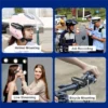 New 4K 30FPS Head Mounted Camera Wearable WiFi Video Camcorder Camera 120°Wide Angle Lens Anti-Shake APP Control Camera