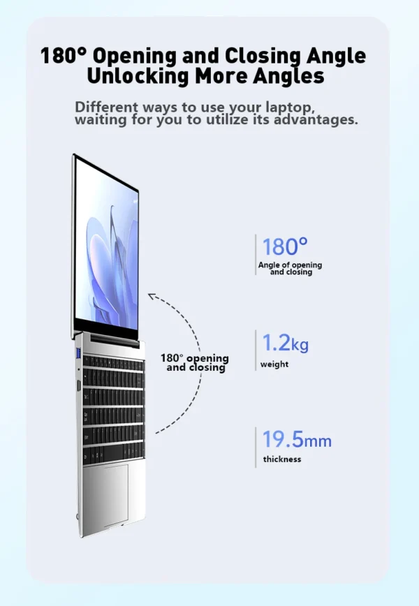 S2e72b0495aaf4fdda70406c7ff3e33a5N.webp LENO 14.1"Ultra Slim Laptop 16GB RAM 2TB SSD Windows 11 Intel N3700 Notebook Gamer 1920*1080 Display Office Study Computer PC