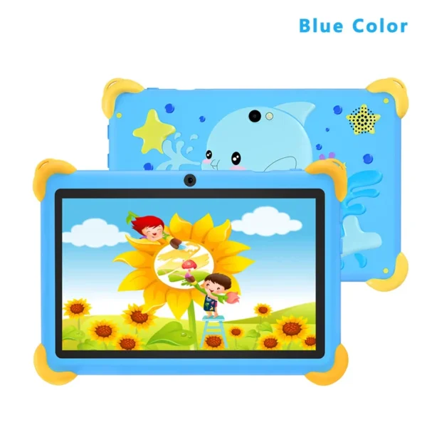 S30946d5749eb4d47b09782a41688d2ff9.webp 7 Inch 5G Kids' Tablet with Cartoon Pattern Android Learning Education PC with Kids-Proof Case 4000mAh Tablet