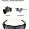 4K HD camera glasses video smart glasses, outdoor mini camera, human body camera, cycling recorder camera, suitable for cycling