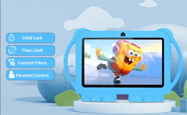 S315a930b34214d59b027a7cb950337c3T.webp BDF K5 pro 7-inch Kids Tablet Cartoon Kids-Proof Case 5G WiFi Google Learning Education Tablet PC 4GB RAM 64GB ROM 4000mAh