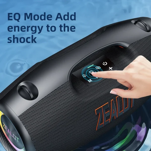 S31b040c2196845799eb6a51fe96ebb64Q.webp Zealot_89 250W Waterproof Portable Loud Bluetooth Speaker, Wireless Outdoor Boombox SubwooferTriple Passive Radiators-Deep Bass