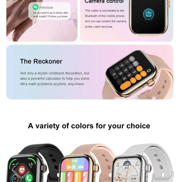 S3372211ceab244bc84713d3078ca3507W-1.webp New 2026 Original For Apple Watch X 10 Smart Watch Men Body Temperature Bluetooth Call NFC GPS Sports Women SmartWatch for Apple