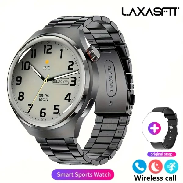 S344221d2a4dc4545aeb91be416d3b8ec0-1.webp G.L Wear 2025 New Men's Smart Watch HD Display Health Tracking Bluetooth Calling Voice Assistant Sports Smartwatch