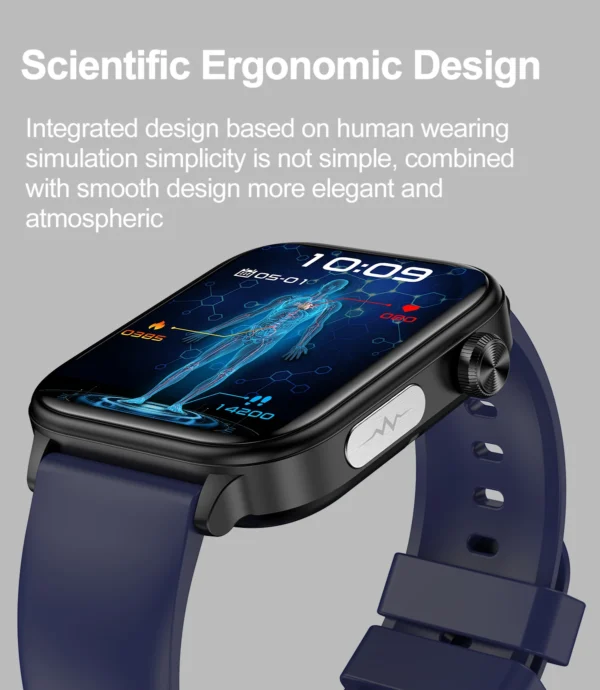 S3514206e2b424722be120c66f29fe3364.webp 2025 New For XIAOM1 ECG+PPG Blood Fat Uric Acid Health Smartwatch Men Women Heart Rate Blood Pressure Bluetooth Call Smart Watch