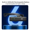 New 4K 30FPS Head Mounted Camera Wearable WiFi Video Camcorder Camera 120°Wide Angle Lens Anti-Shake APP Control Camera