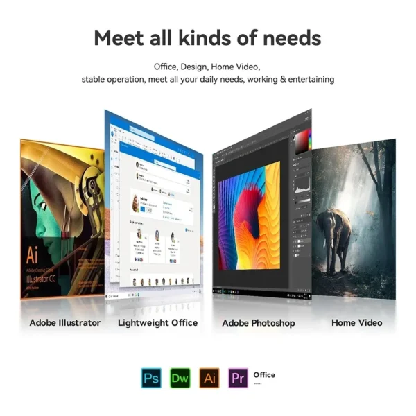 2026 Mini Gaming PC Desktop Windows 11 Pro Intel Core i9 8950HK Mini PC 16GB DDR4  1TB SSD PC Gamer Computer Dual WIFI 6 BT5.2 4K HD