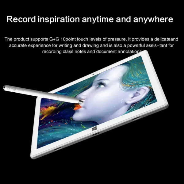 S37c6044c7aa04f11b2a2c54c5c8236baP.webp MLLSE 2 In 1 Tablet PC Windows 10 8GB DDR4+128GB SSD Intel N5030 10.1inch IPS Screen WIFI Mobile Office Tablet PC with Keyboard