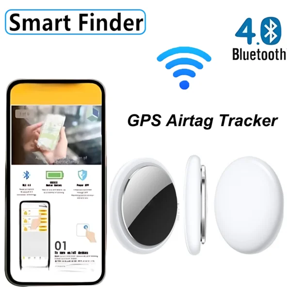 S381ee7240df9486c892263666673111dS.webp GPS Mini Tracker GPS Locator GPS Smart Car Work For isearcing Smart Finder Key Finder Children Locating Tracker Pet Tracker GPS