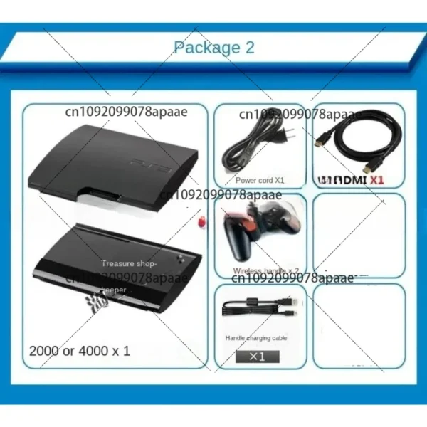S383d0862ed744c4aa6ee0c179175b795R.webp second-hand Original Game Machine 2K 4K Full of Games Play Ps3 Game 4000 Type Package 1